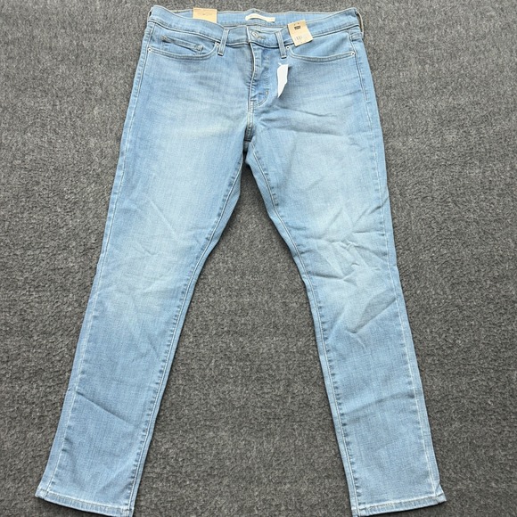 Levi's 311 Shaping Skinny Jeans Womens Size 33x30 16 Short Blue Light Wash - Picture 2 of 13